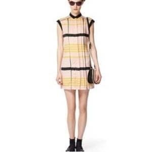 Jason Wu For Target Dress Size Small Pink Gold Black Missing belt*